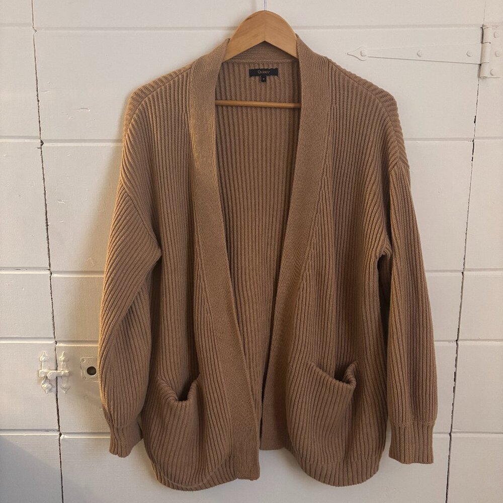 Quince Women's Tan Cardigan